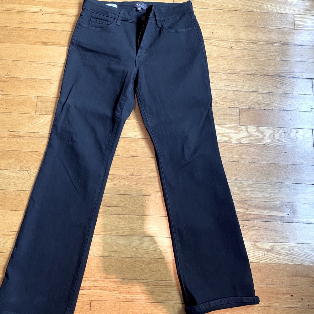 NYDJ black jeans 6P almost new